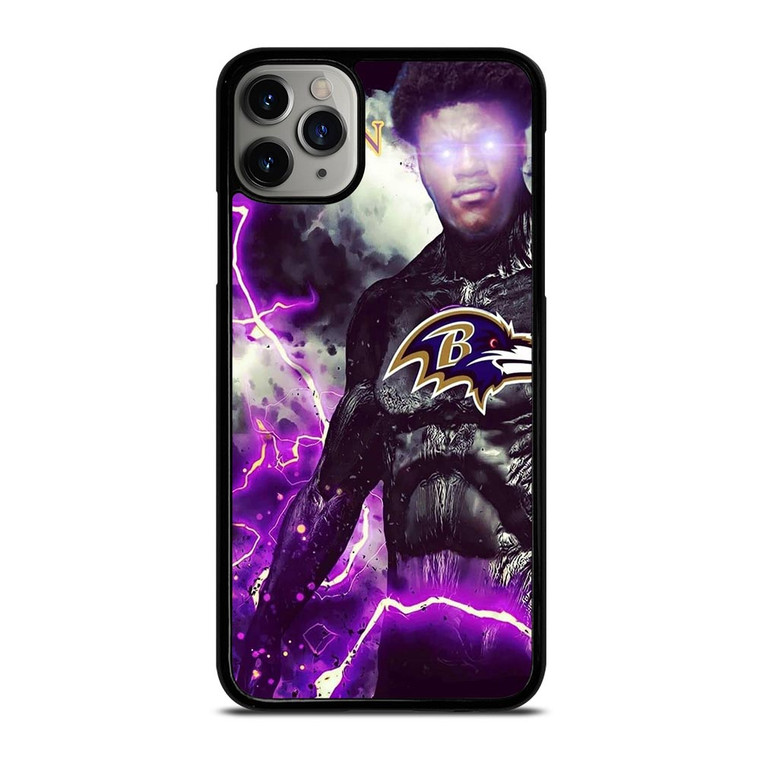 LAMAR JACKSON BALTIMORE RAVENS ART iPhone 11 Pro Max Case