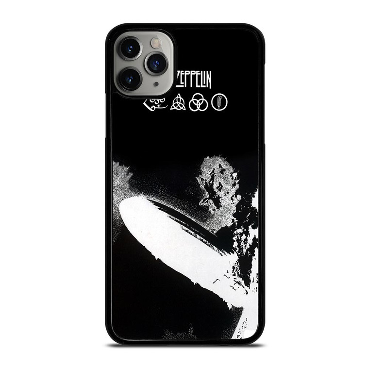 LED ZEPPELIN BLACK WHITE LOGO iPhone 11 Pro Max Case