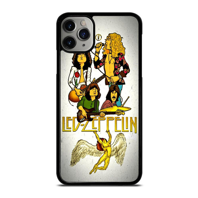 LED ZEPPELIN ROCK BAND ART iPhone 11 Pro Max Case