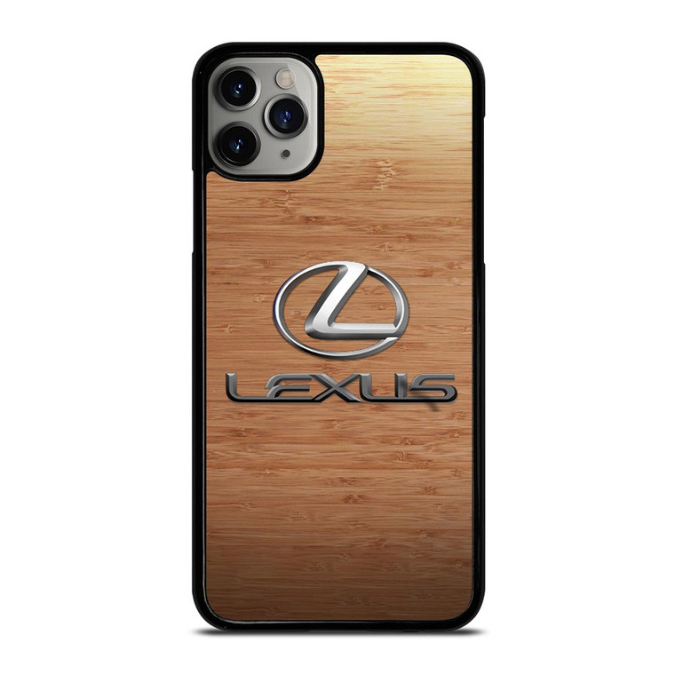 LEXUS WOODEN LOGO iPhone 11 Pro Max Case