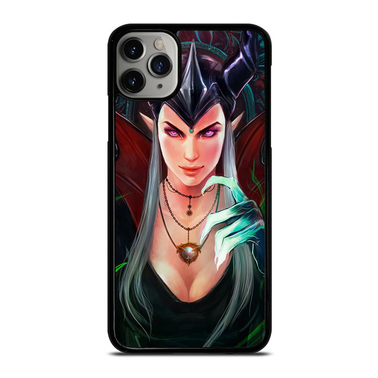 MALEFICENT DISNEY CARTOON ART iPhone 11 Pro Max Case