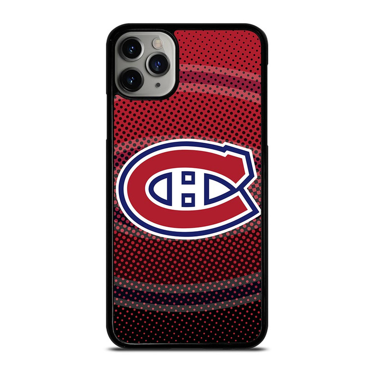 MONTREAL CANADIENS HALFTONE LOGO iPhone 11 Pro Max Case
