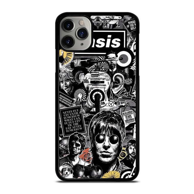 OASIS ROCK BAND POSTER iPhone 11 Pro Max Case
