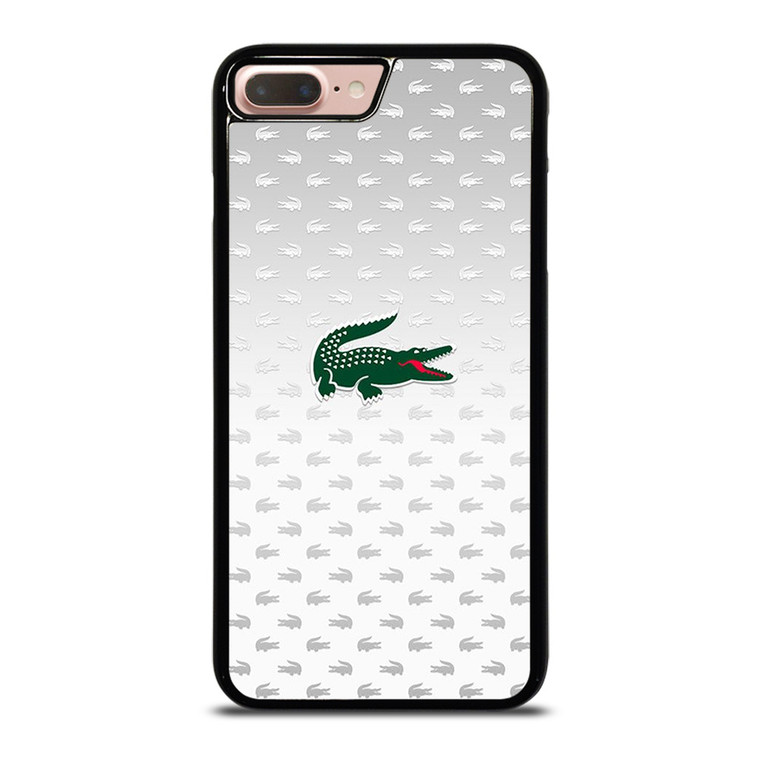 LACOSTE SILVER PATTERN iPhone 8 Plus Case