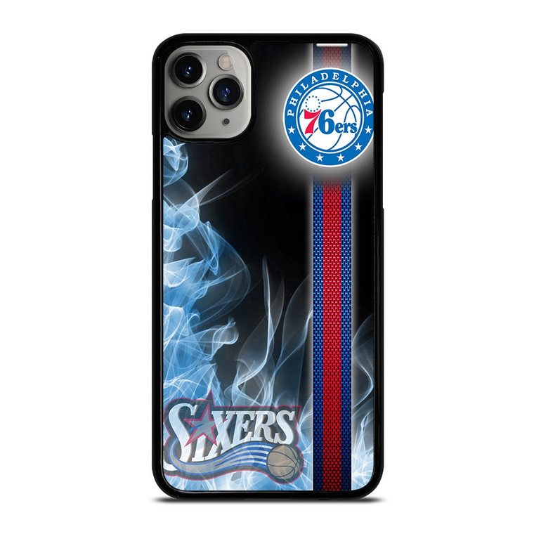 PHILADELPHIA 76ERS NBA FIRE iPhone 11 Pro Max Case