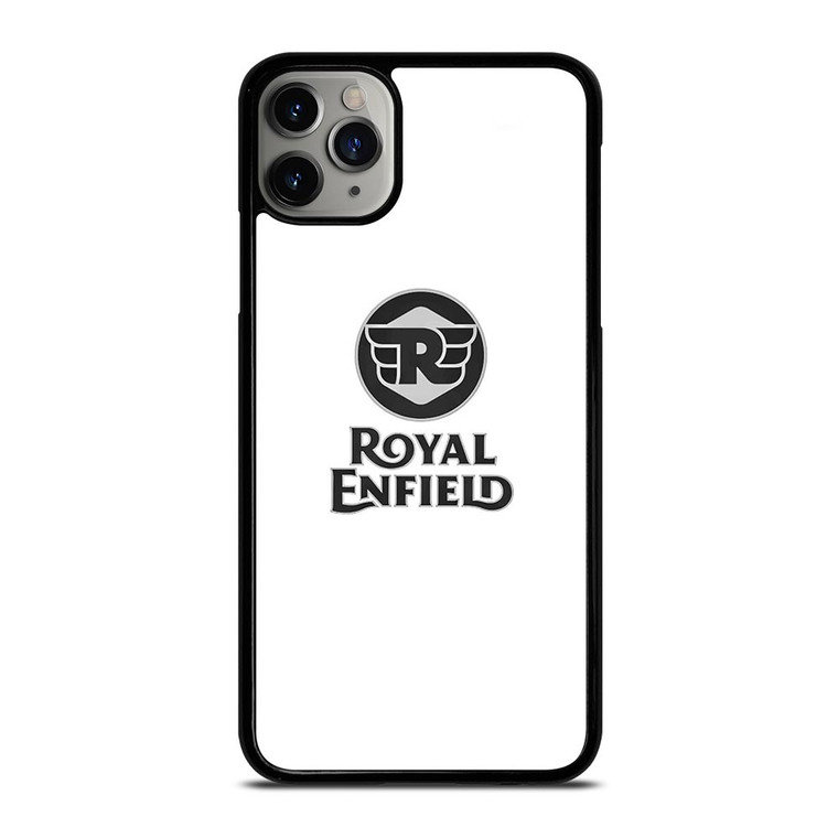 ROYAL ENFIELD WHITE LOGO iPhone 11 Pro Max Case