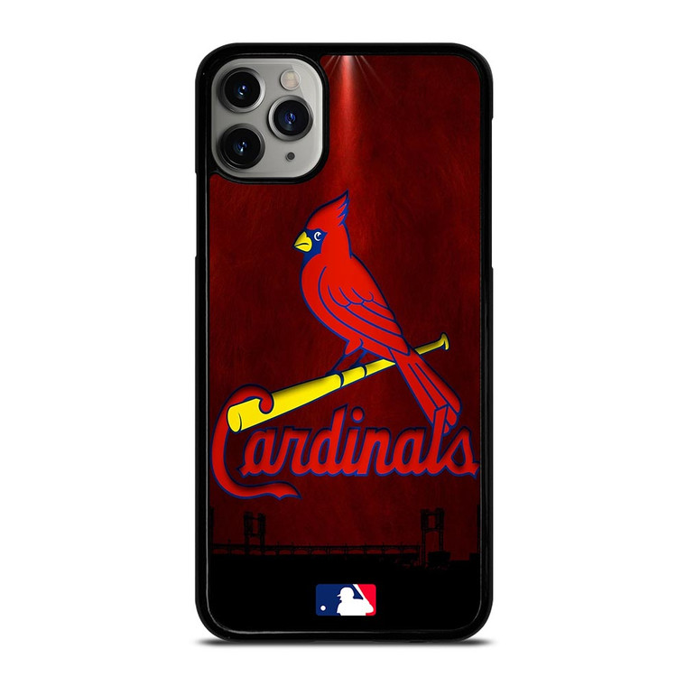 SAINT LOUIS CARDINALS MLB RED LOGO iPhone 11 Pro Max Case
