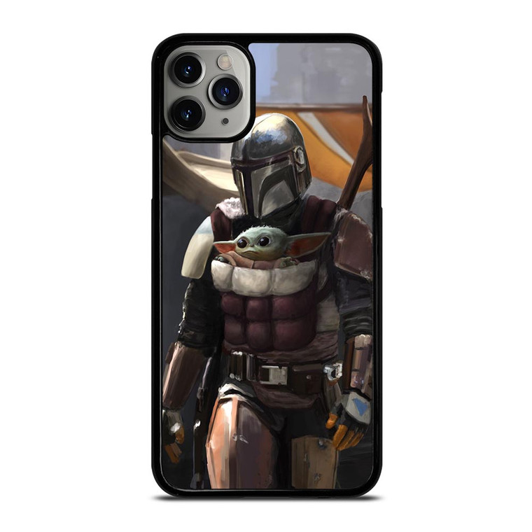 THE MANDALORIAN AND BABY YODA iPhone 11 Pro Max Case THE MANDALORIAN AND BABY YODA iPhone 11 Pro Max Case
