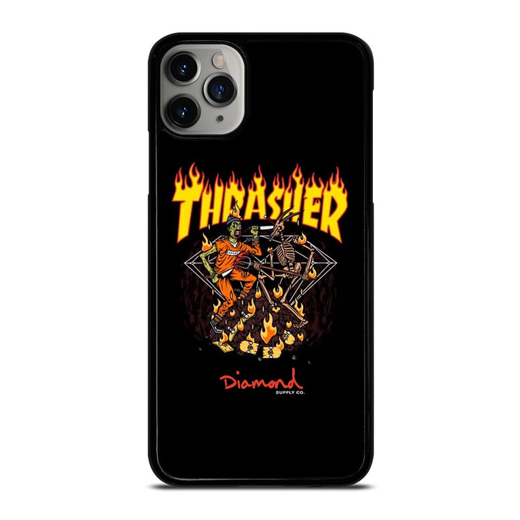 THRASHER DIAMOND SUPPLY CO  iPhone 11 Pro Max Case THRASHER DIAMOND SUPPLY CO  iPhone 11 Pro Max Case