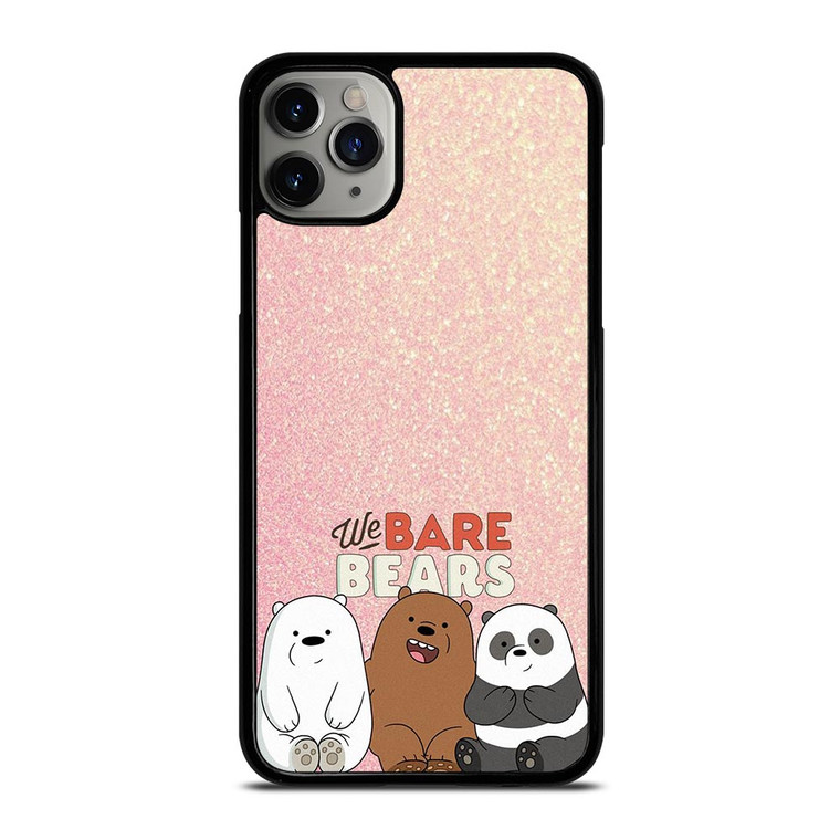 WE BARE BEARS PINK GILTTER iPhone 11 Pro Max Case