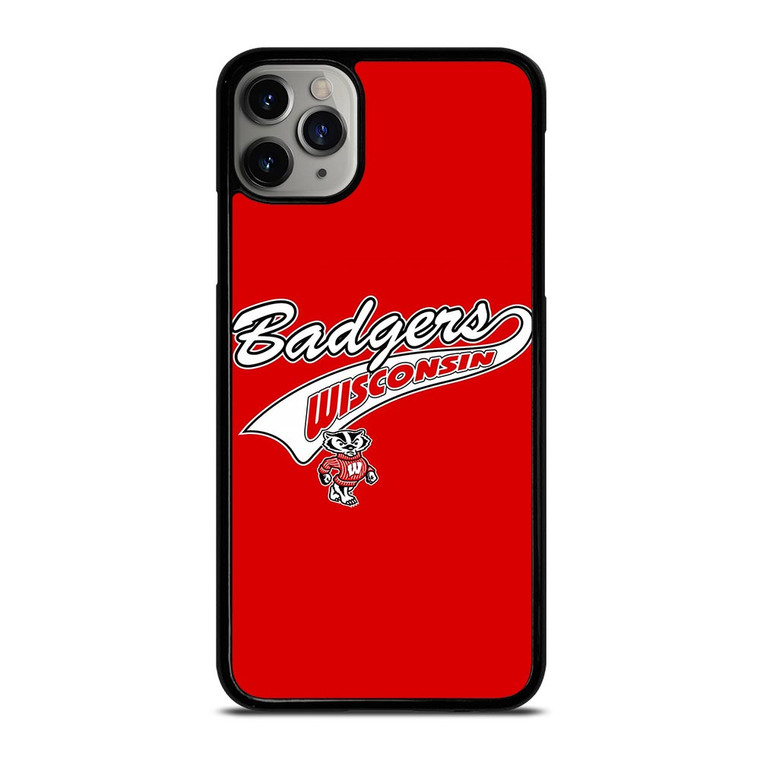 WISCONSIN BADGERS FOOTBALL SYMBOL iPhone 11 Pro Max Case