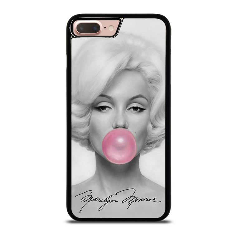 MARILYN MONROE PINK BUBBLEGUM ART iPhone 8 Plus Case