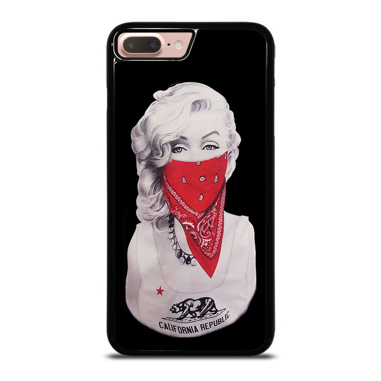 MARILYN MONROE RED BANDANA GANGSTER iPhone 8 Plus Case