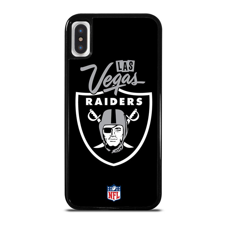 LAS VEGAS RAIDERS NFL LOGO iPhone X / XS Case
