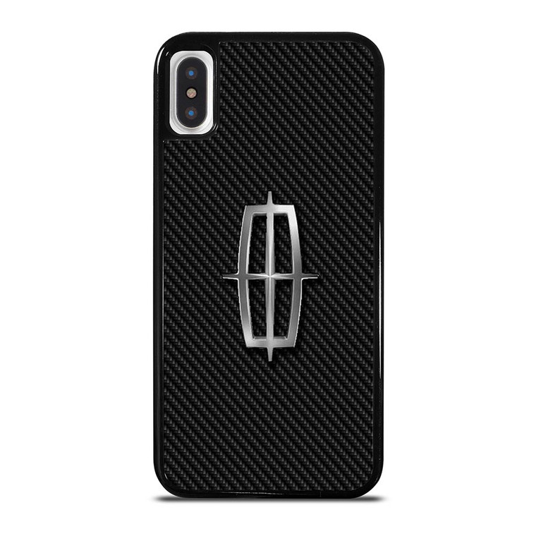 LINCOLN MOTOR LOGO CARBON iPhone X / XS Case
