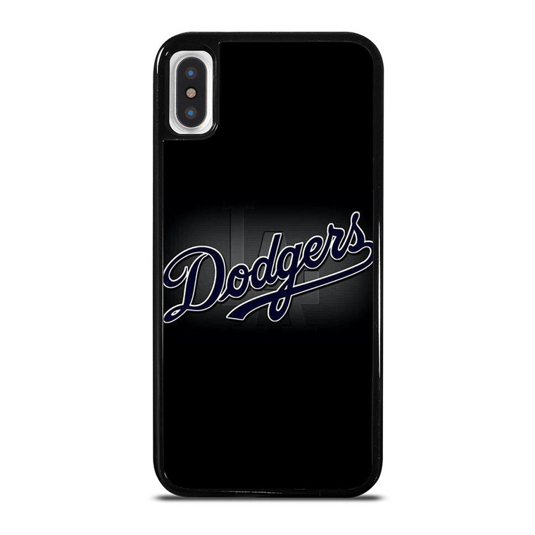 LOS ANGELES DODGERS BLACK LOGO iPhone X / XS Case