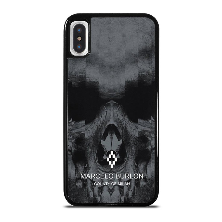MARCELO BURLON SKULL LOGO iPhone X / XS Case