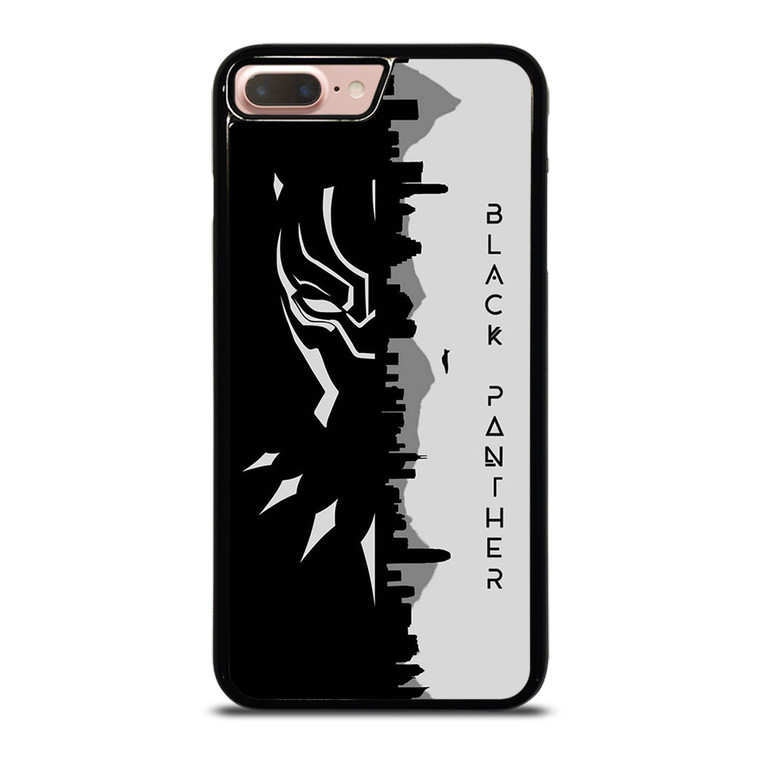 MARVEL BLACK PANTHER BLACK AND WHITE iPhone 8 Plus Case