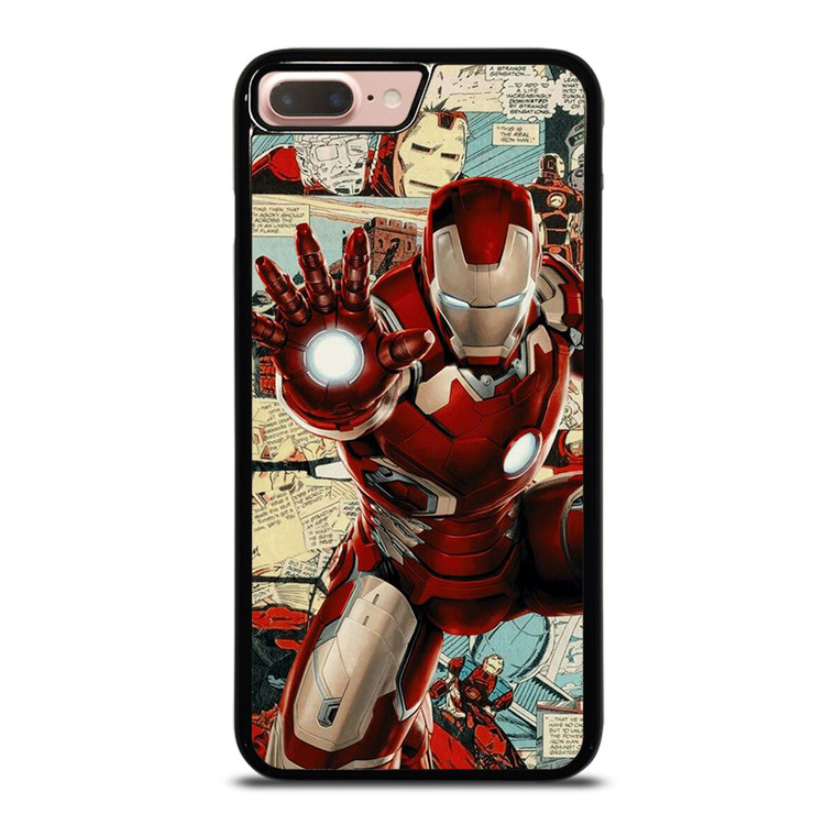 MARVEL IRONMAN COLLAGE COMIC iPhone 8 Plus Case