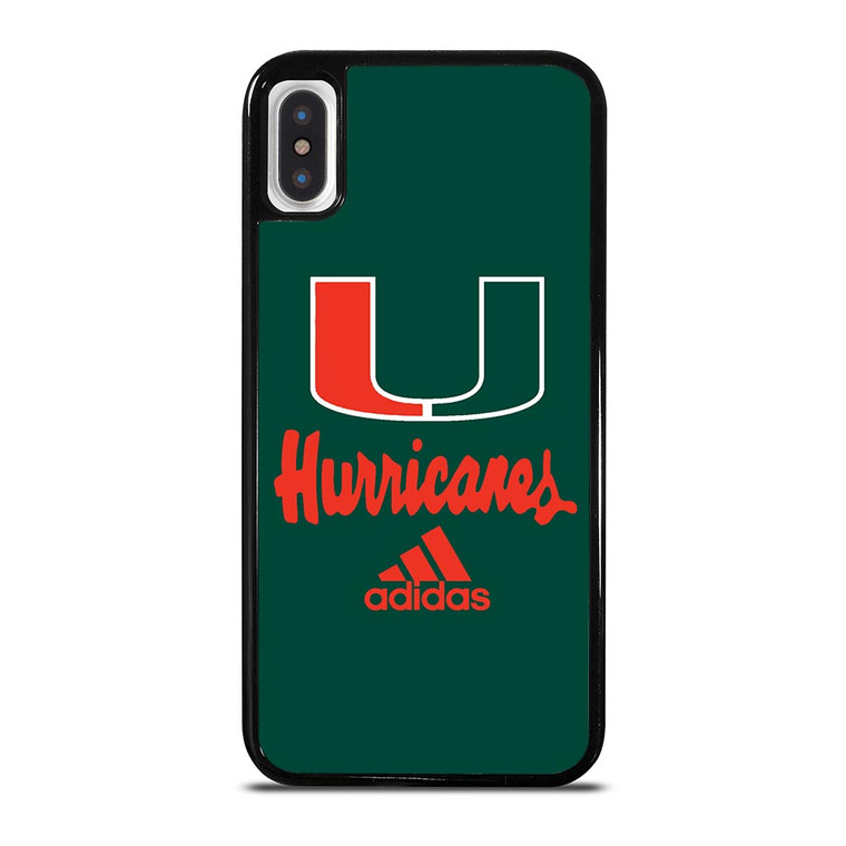 MIAMI HURRICANES GREEN LOGO iPhone X / XS Case