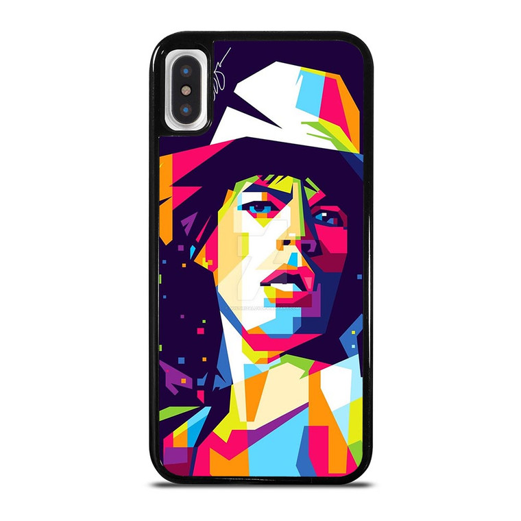 MICK JAGGER WPAP ART iPhone X / XS Case