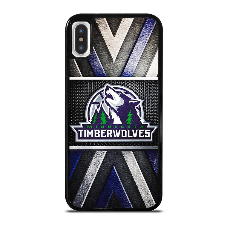 MINNESOTA TIMBERWOLVES METAL SYMBOL iPhone X / XS Case