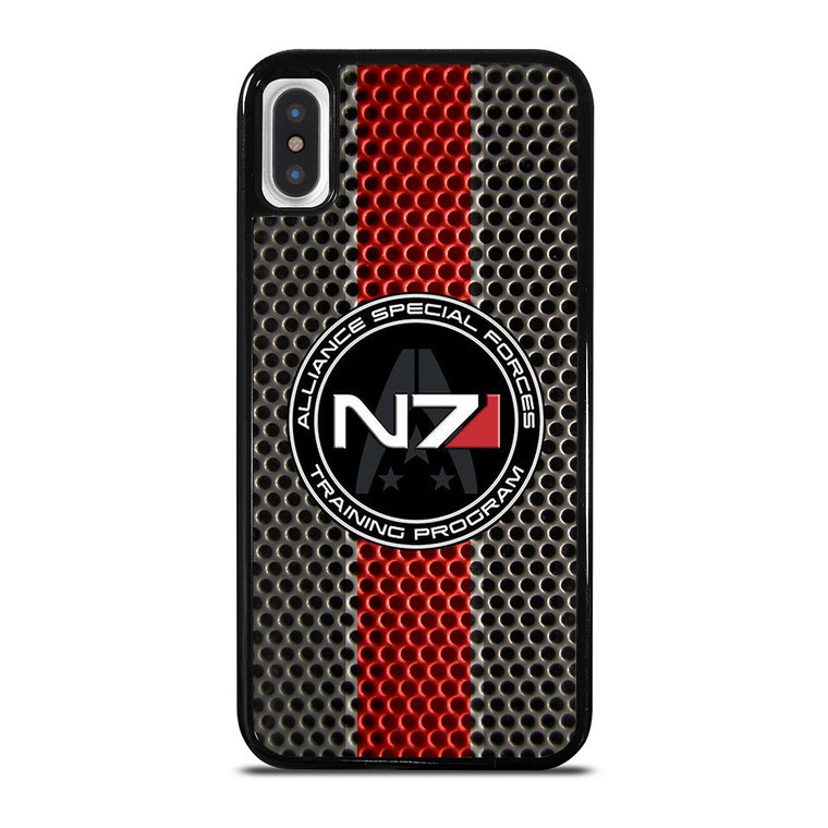 N7 MASS EFFECT PLATE LOGO iPhone X / XS Case