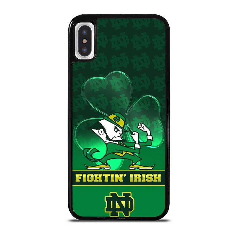 NOTRE DAME FIGHTING IRISH MASCOT iPhone X / XS Case