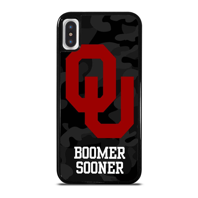 OKLAHOMA SOONERS CAMO LOGO iPhone X / XS Case