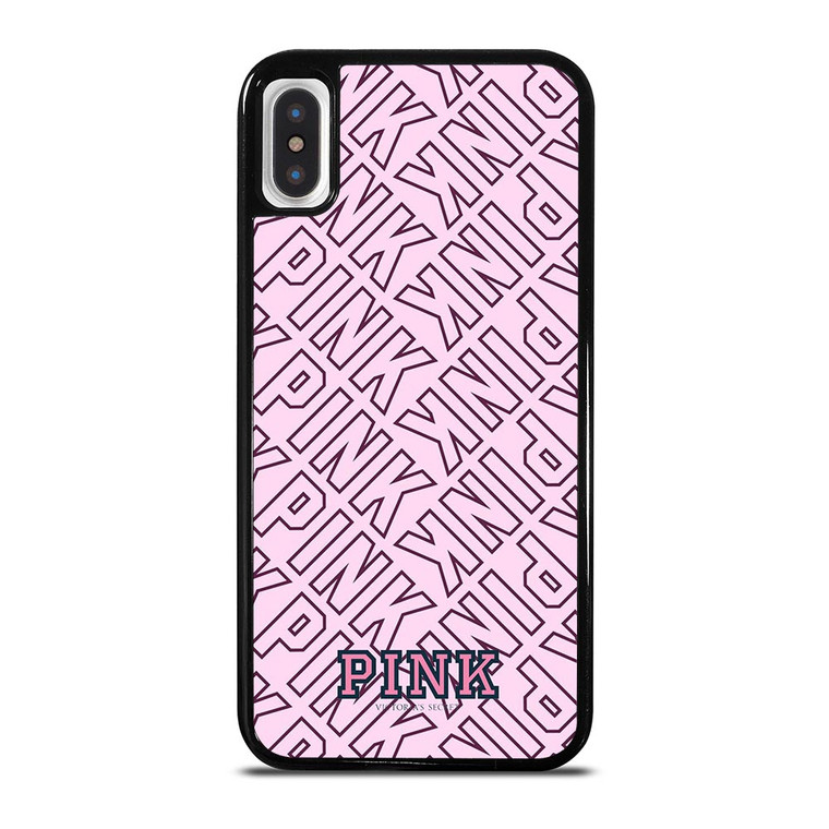 PINK VICTORIA S SECRET COLLAGE iPhone X / XS Case