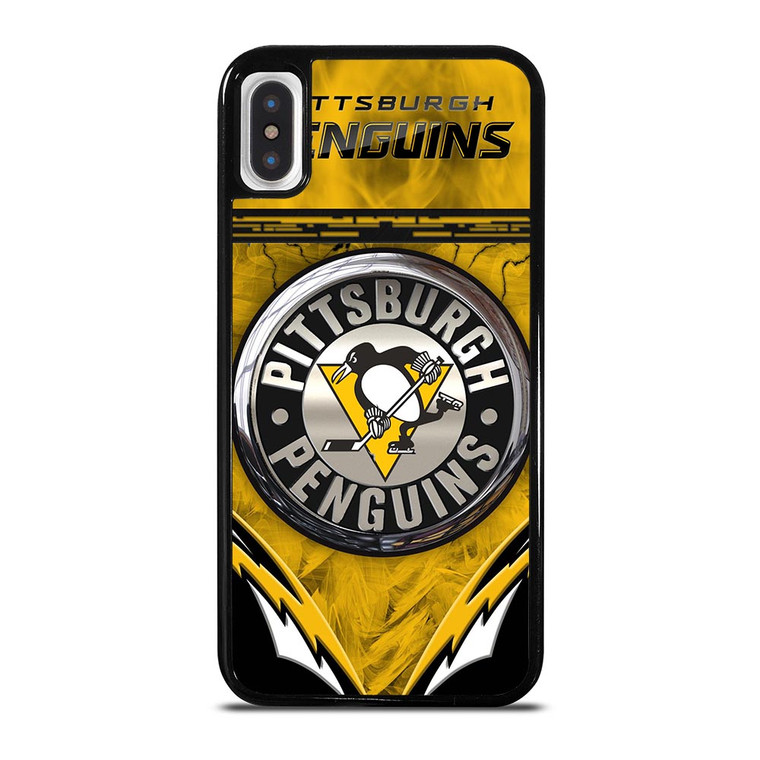 PITTSBURGH PENGUINS METAL NHL iPhone X / XS Case