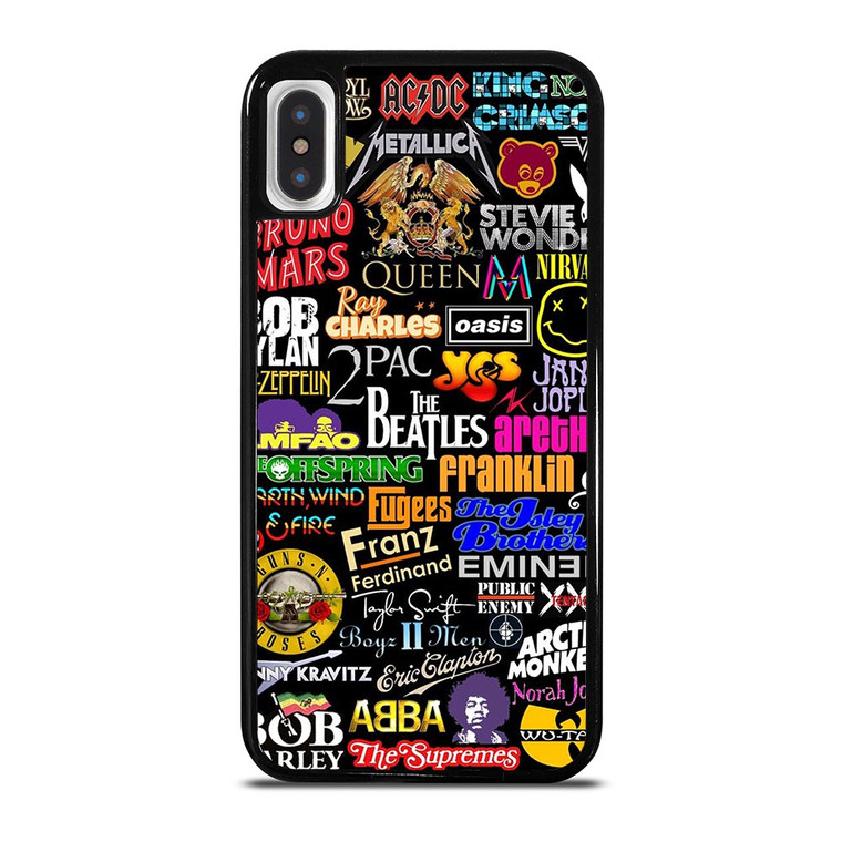 ROCK BAND COLLAGE iPhone X / XS Case