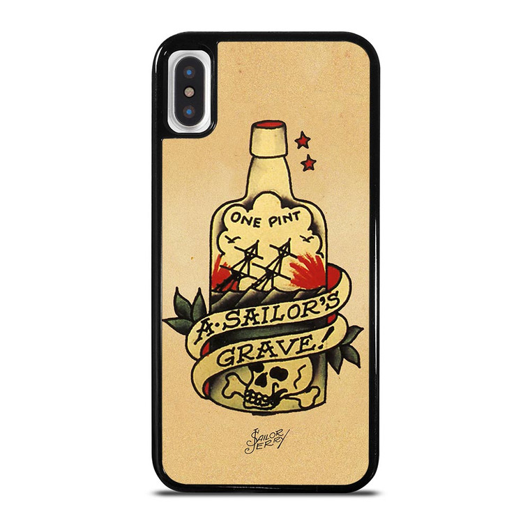 SAILOR JERRY GRAVE TATTOO iPhone X / XS Case