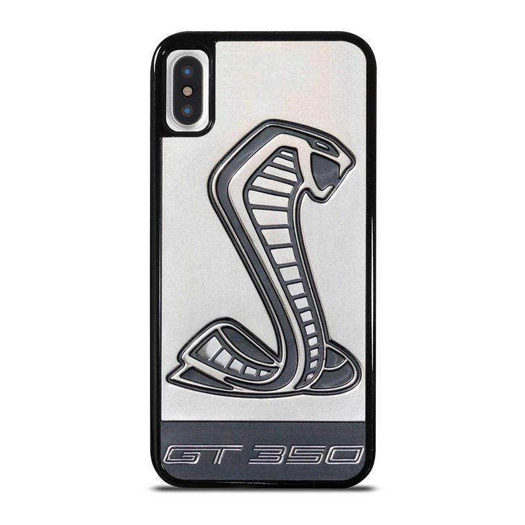 SHELBY GT350R SILVER EMBLEM SIGN iPhone X / XS Case