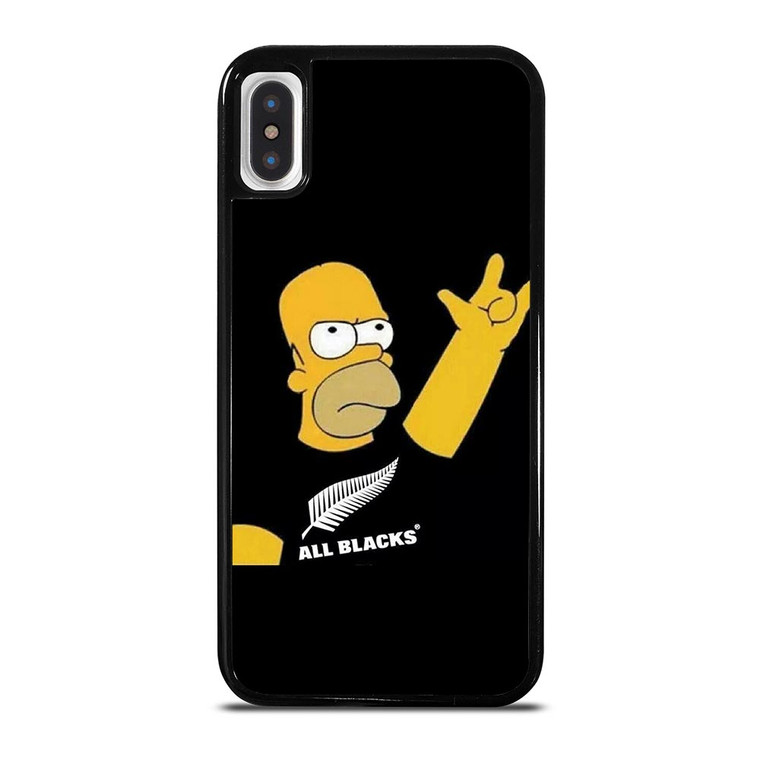 SIMPSON ALL BLACKS iPhone X / XS Case