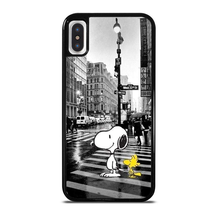 SNOOPY STREET RAIN iPhone X / XS Case