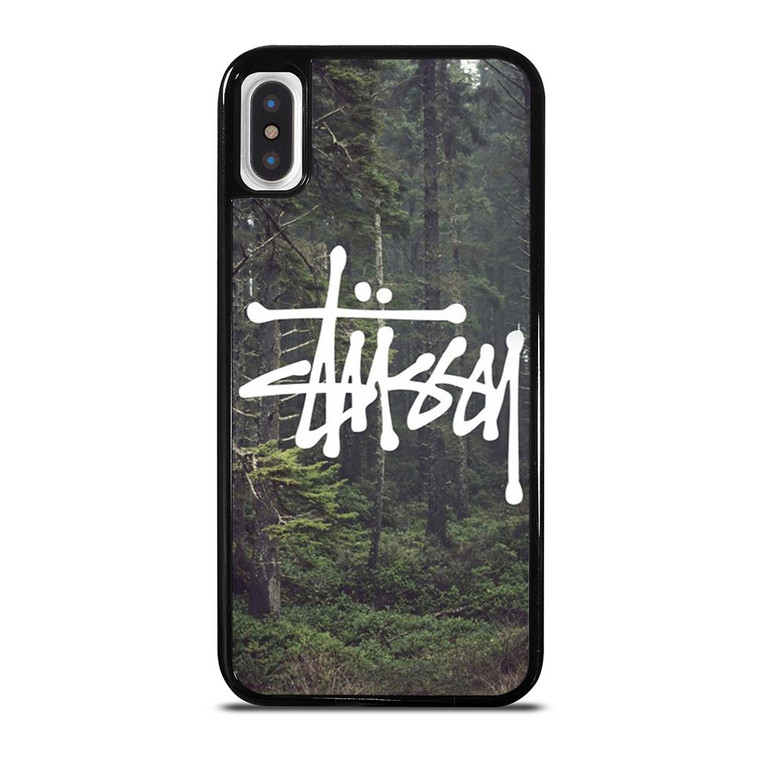 STUSSY SPOOKY FOREST LOGO iPhone X / XS Case
