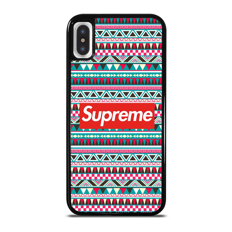 SUPREME AZTEC PATTERN iPhone X / XS Case