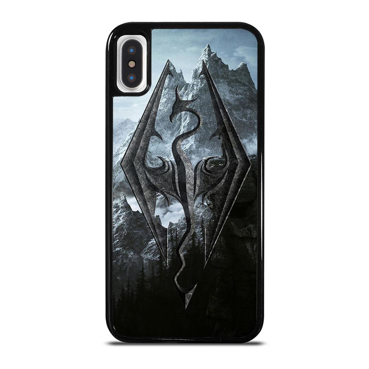 THE ELDER SCROLLS V SKYRIM LOGO iPhone X / XS Case
