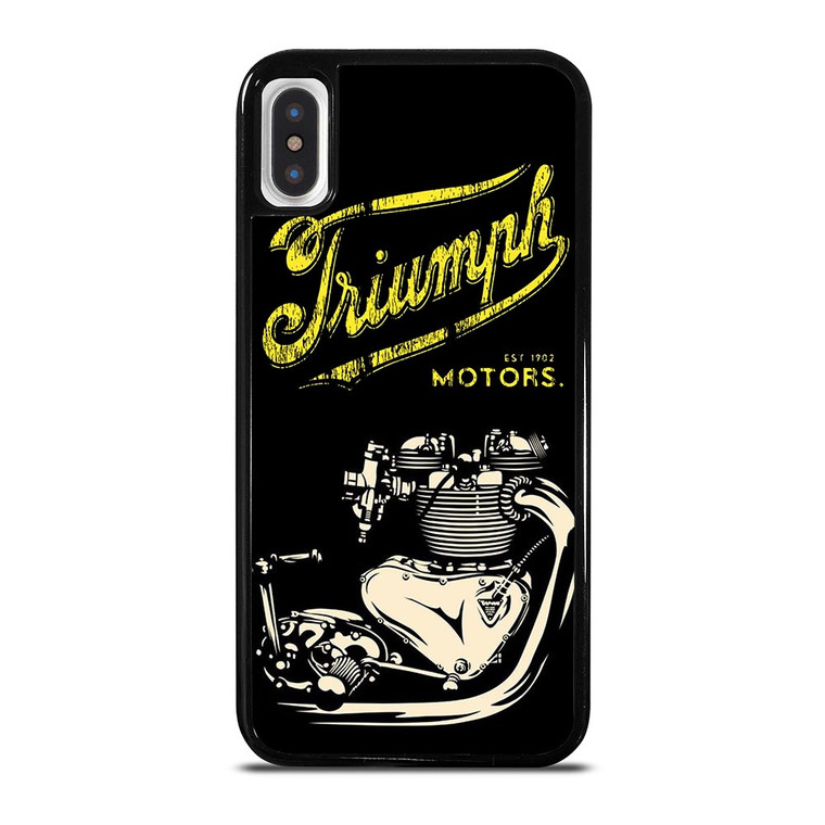 TRIUMPH MOTORCYCLE 1902 iPhone X / XS Case