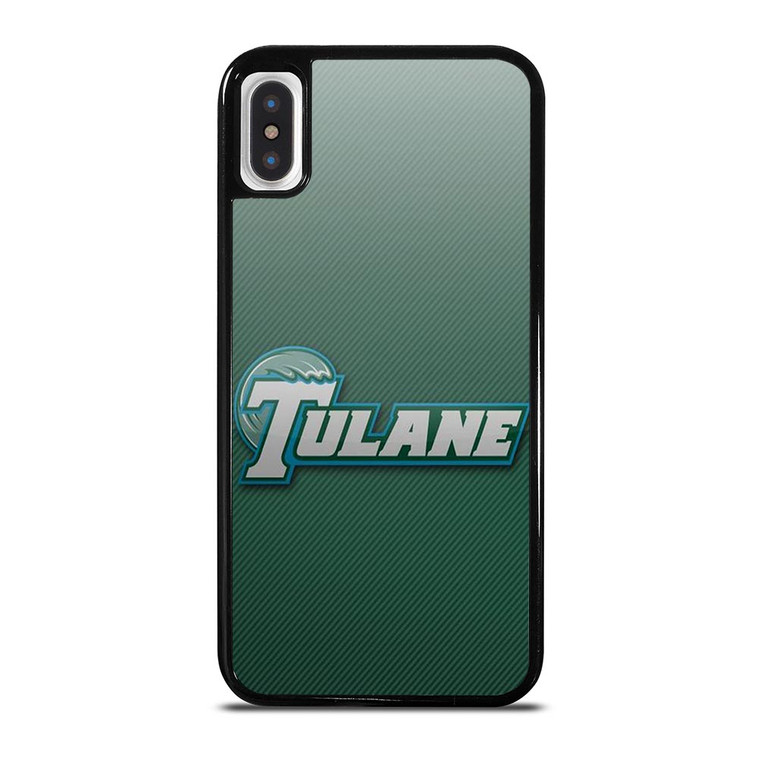 TULANE UNIVERSITY LOGO CARBON iPhone X / XS Case