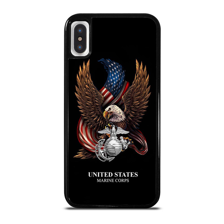 UNITED STATES MARINE CORPS USMC LOGO iPhone X / XS Case