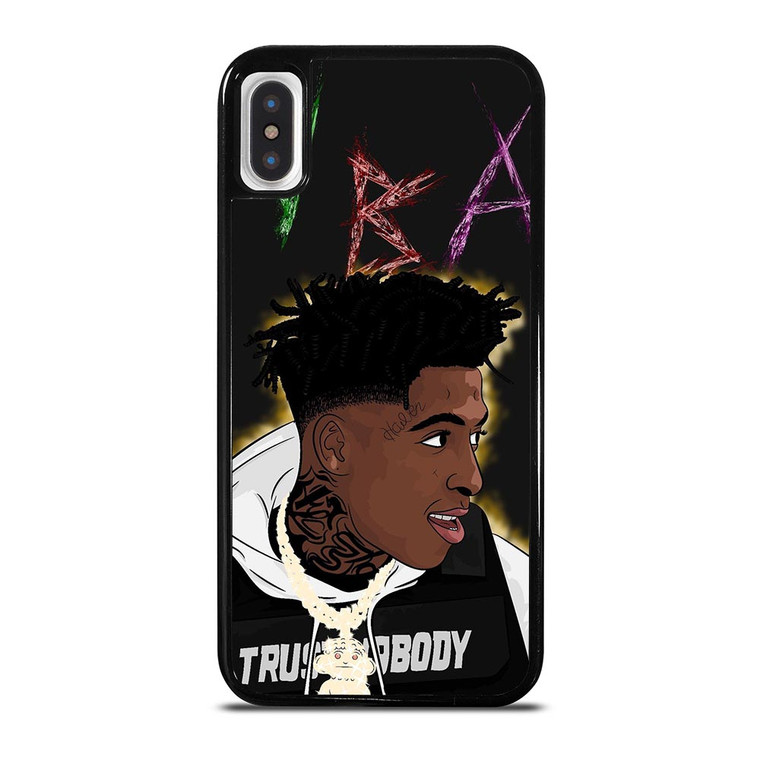 YOUNGBOY NBA RAPPER CARTOON iPhone X / XS Case