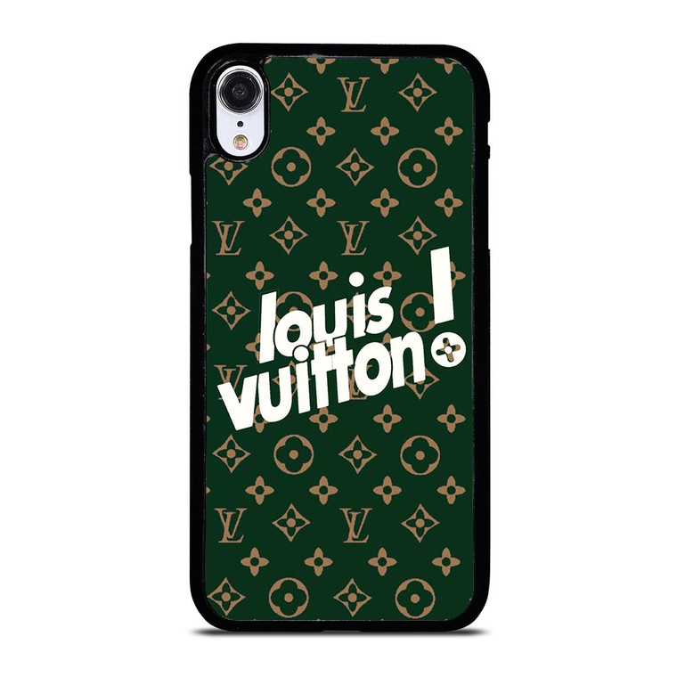 LOUIS VUITTON GREEN LOGO iPhone XR Case