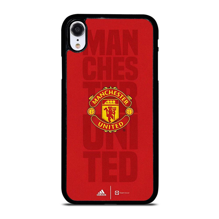 MANCHESTER UNITED FC ADIDAS LOGO iPhone XR Case