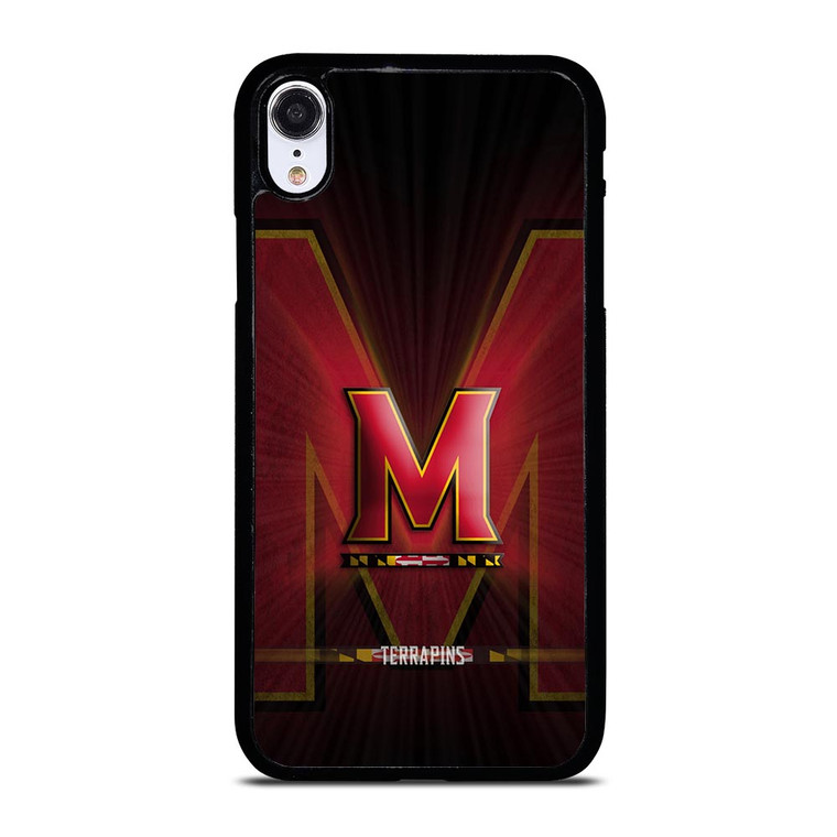 MARYLAND TERRAPINS FOOTBALL LOGO iPhone XR Case