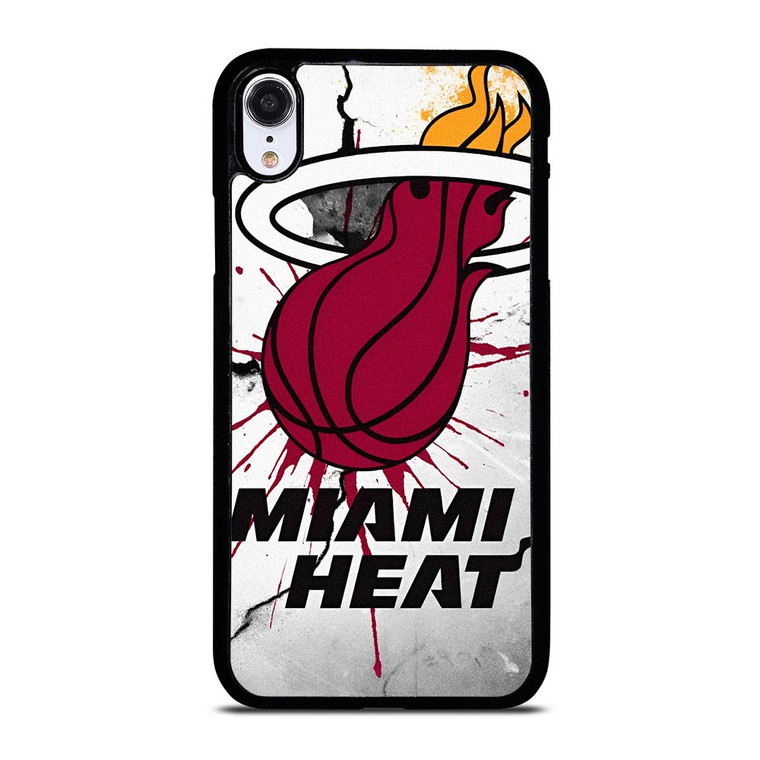MIAMI HEAT CRACKED LOGO iPhone XR Case MIAMI HEAT CRACKED LOGO iPhone XR Case
