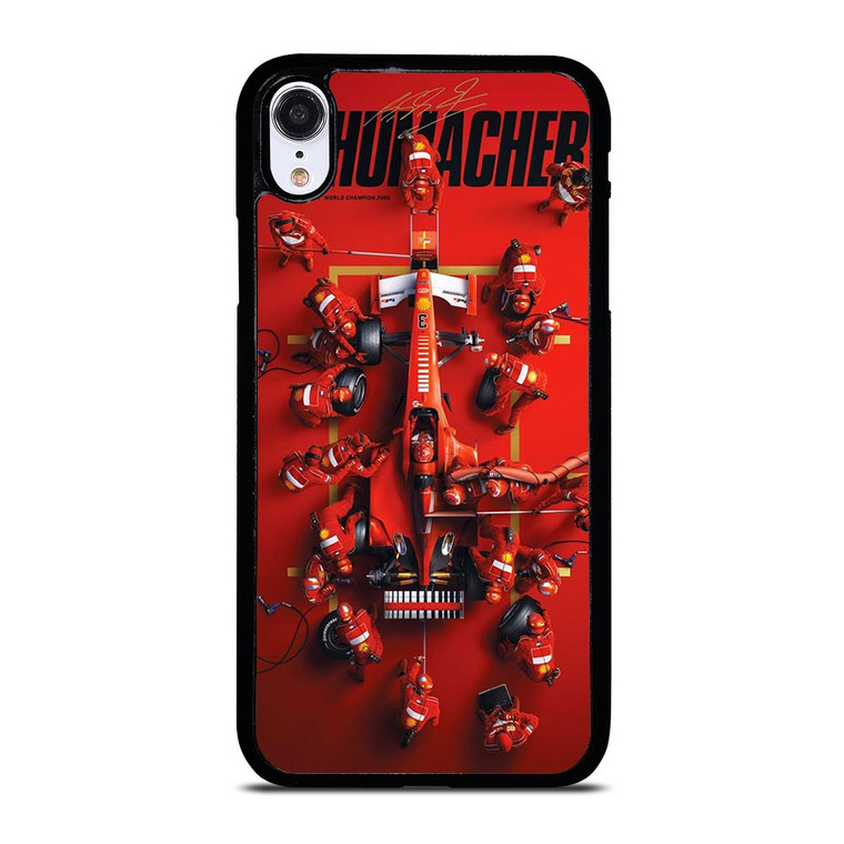 MICHAEL SCHUMACHER PIT STOP iPhone XR Case