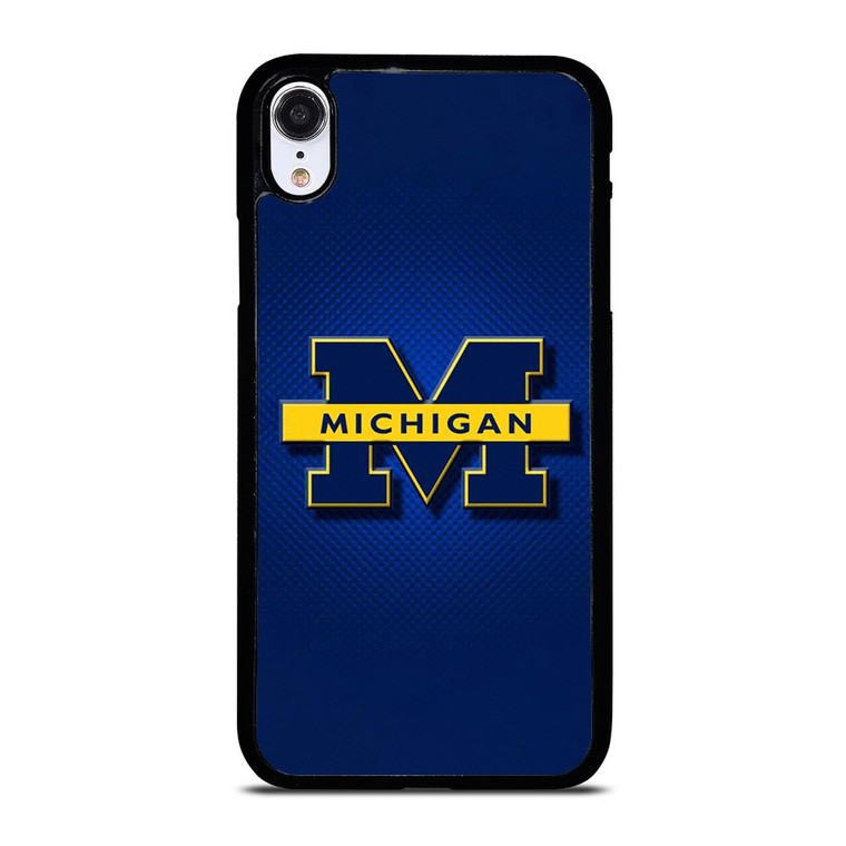 MICHIGAN WOLVERINES NFL LOGO iPhone XR Case