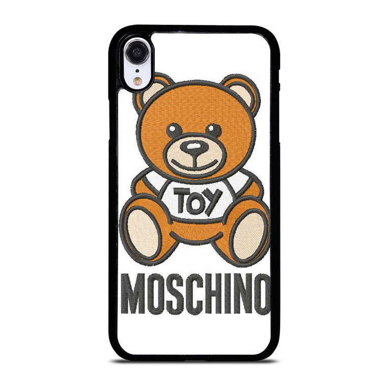 MOSCHINO TOY EMBROIDERED iPhone XR Case